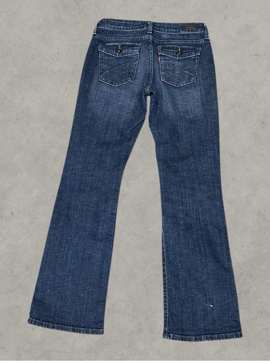 Levi’s Jeans Womens 4 Blue Flare Y2K 2000s Bell Bottoms 545 Grunge Alt Girlie - Picture 10 of 10